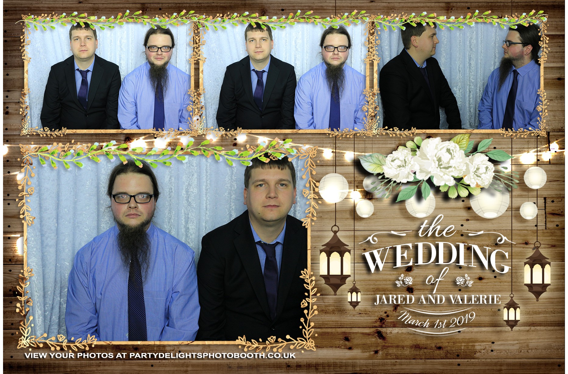 Jared and Valerie’s Wedding - Prints | View more photos from the event at gallery.partydelightsphotobooth.co.uk/u/PartyDelightsPhotoBooth/Jared-and-Valerie’s-Wedding-Prints